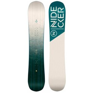 Сноуборд Nidecker Elle, 155 см, 2022-2023, зеленый/серый
