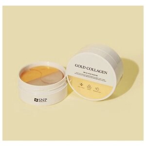 SNP Патчи для глаз с коллагеном Gold Collagen Eye Patch, 60 шт