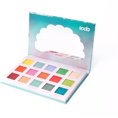 SODA палетка теней UNDER THE SEA eyeshadow palette #exploretheocean