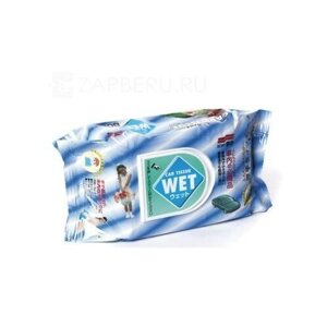 SOFT99 04126 Набор влажных салфеток универсальные Soft99 Wet Tissue, 80шт