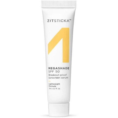 Солнцезащитна сыворотка для лица мини-формат ZITSTICKA Megashade Breakout-proof sunscreen serum SPF50 7ml