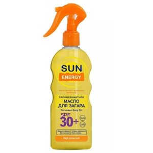 Солнцезащитное масло для загара Sun Energy SPF 30+ 200 мл