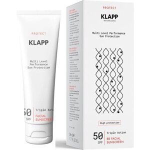 Солнцезащитный BB крем KLAPP SUN protect multi level performance SPF50, 50