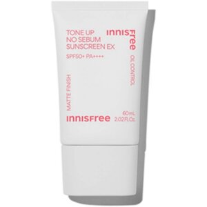 Солнцезащитный корректирующий крем для жирной кожи Innisfree Tone Up No Sebum Sunscreen SPF50 PA, 60 мл