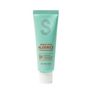 Солнцезащитный крем | Be The Skin Sebum Zero Aloerice Vegan Sun Cream 50 ml 50+PA