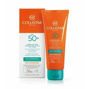 Солнцезащитный крем для лица и тела с высокой защитой SPF 50+100 мл, collistar active protection SUN CREAM HYPER-sensitive SKINS SPF 50/ 100ml