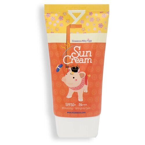Солнцезащитный крем | Elizavecca Sun Cream Spf50+ Pa Milky Piggy 50ml