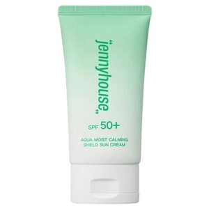 Солнцезащитный крем JennyHouse Aqua Moist Calming Shield Sun Cream, 50 мл