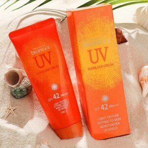 Солнцезащитный крем, Premium UV Sun Block Cream SPF42 PA, 100 гр