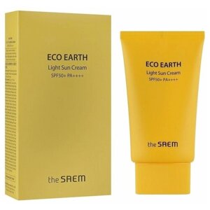 Солнцезащитный крем The SAEM Eco Earth Light Sun Cream SPF 50+PA (50 гр)