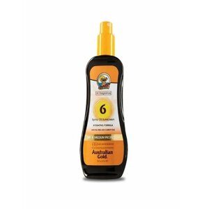 Солнцезащитный спрей для загара с морковным маслом Australian Gold - SPF 6 Spray Carrot Oil 237 мл.