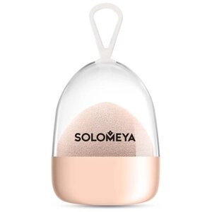 Solomeya Супер мягкий косметический спонж для макияжа Персик/ Super soft blending sponge Peach