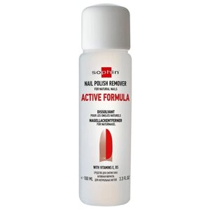 Sophin Active formula жидкость для снятия лака с витаминами Е, В5 100 мл