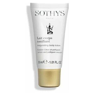 Sothys, Тонизирующий лосьон для тела Лимон-Петитгрейн Mini Invigorating body lotion, 30 мл.