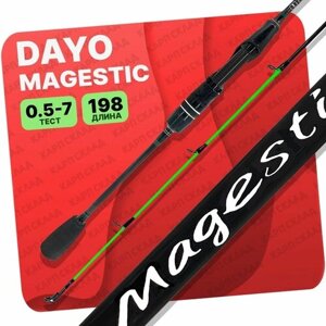 Спиннинг DAYO magestic fast C. W. 0,5-7 гр, 198 см