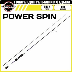 Спиннинг штекерный MIFINE POWER SPIN 1.80м (0.5-5гр), рыболовный, удилище для рыбалки, карбон