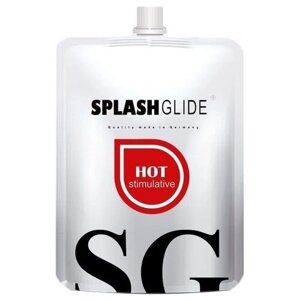 Splash Glide Возбуждающая гель-смазка лубрикант SPLASHGLIDE HOT STIMULATIVE, 120 г, 100 мл, алоэ вера, 1 шт.