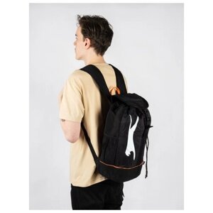 Спортивный рюкзак, 20 л, 28х46х15 см, черный для подростка, мужской, женский, Slazenger