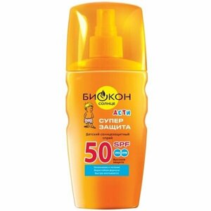 Спрей солнцезащитный для детей от 3 лет SPF50 Биокон фл. 160мл