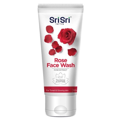 Sri Sri Tattva гель для умывания с розой Rose Face Wash, 100 мл