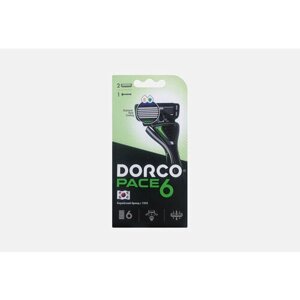 Станок для бритья + 2 сменные кассеты Dorco Pace6