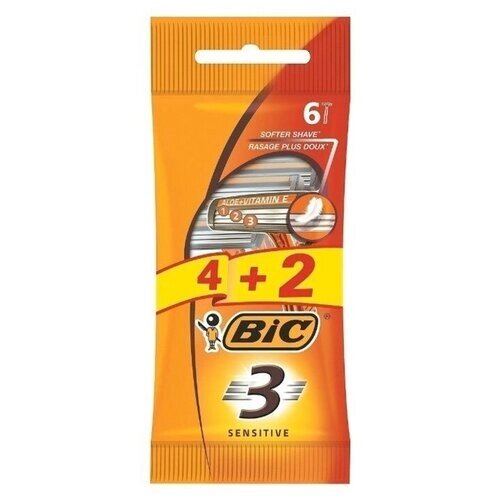 Станок для бритья BIC 3 Sensetive, 4 шт. В упаковке шт: 1