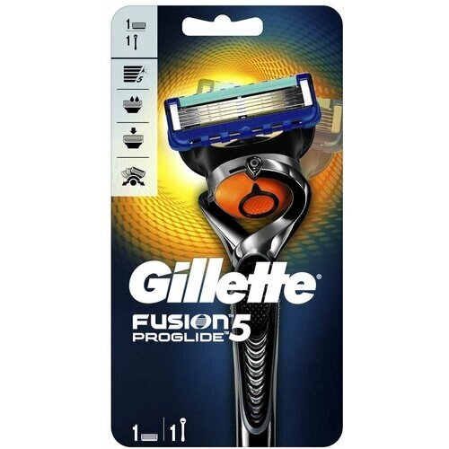 Станок для бритья GILLETTE Fusion Proglide, Flexball с 1 кассетой