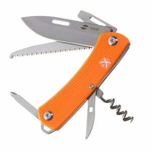Stinger FK-GHK1P-06 Нож перочинный stinger, 103 мм, 10 функций, материал рукояти: абс-пластик (оранжевый)