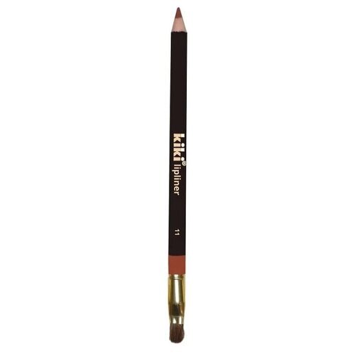 Стойкий нюдовый косметический карандаш для контуринга губ Kiki 11 с кисточкой, оттенок бежевый