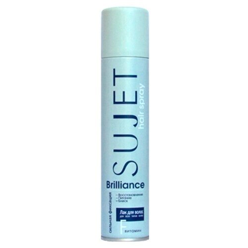 Sujet Лак для укладки волос Brilliance, сильная фиксация, 180 г, 180 мл
