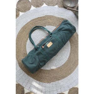 Сумка для коврика для йоги NiiDRA, цвет - серо-зеленый, увеличенная длина 3082 см