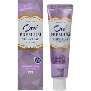 Sunstar Паста зубная премиум лаванда и мята - Ora2 stain clear premium, 100г