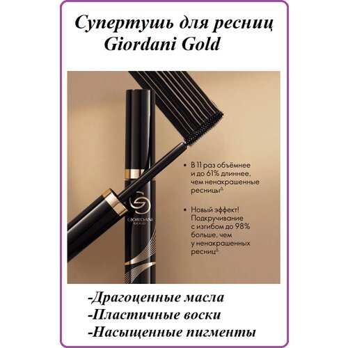 Супертушь для ресниц Giordani Gold Lash Iconic Mascara