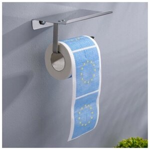 Сувенирная туалетная бумага "Евро флаг", 9,5х10х9,5 см