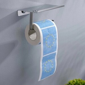 Сувенирная туалетная бумага Евро флаг, 9,5х10х9,5 см