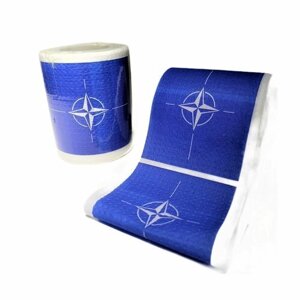Сувенирная туалетная бумага "Флаг НАТО", 2 слоя, 25 метров