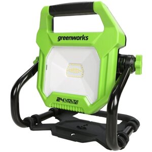 Светодиодный фонарь Greenworks G24WL, 24v, без АКБ и ЗУ (аккумуляторный)