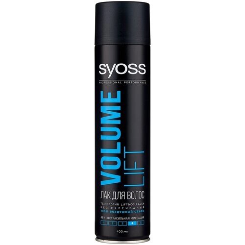 Syoss Лак для волос Volume lift, экстрасильная фиксация, 400 г, 400 мл