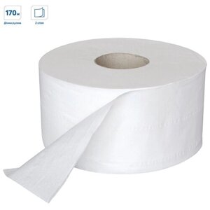 (T2) Бумага туалетная Office "Professional", 2-х слойн, 170м/рул, белая (целлюлоза) упаковка]набор 12 шт