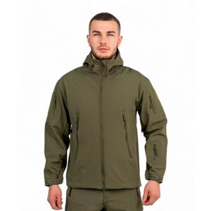 Тактическая куртка Softshell оливковая XXXL