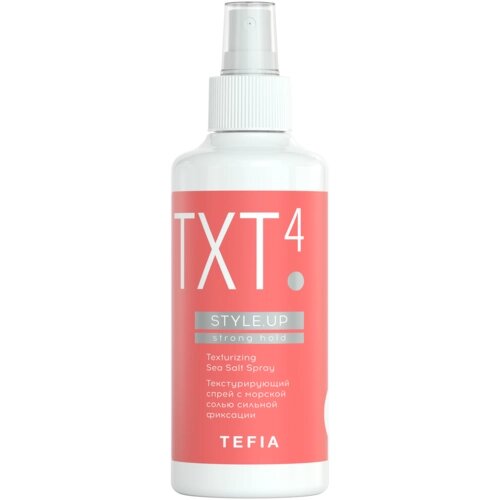 Tefia TXT4 Style. Up Текстурирующий спрей с морской солью сильной фиксации, 286 г, 250 мл