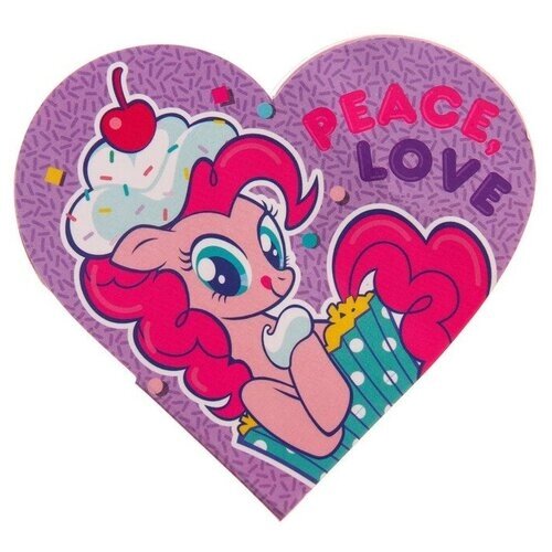 Тени для век "Peace. Love" My Little Pony 4 цвета по 1,3 гр