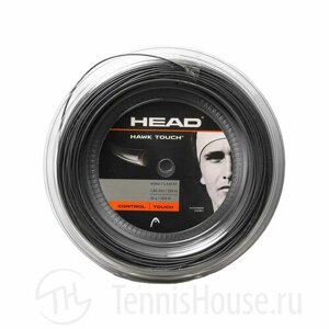 Теннисная струна Head Hawk Touch 200 метров Антрацит 281234-16AN (Толщина: 130)