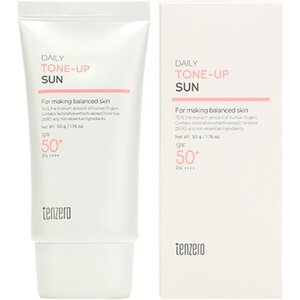 Tenzero Солнцезащитный крем Daily Tone-Up Sun SPF 50+50 ml, Основа под макияж