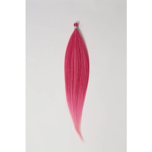 Термоволокно 65 см прямые волосы для наращивания premiumTERM нежно-розовый