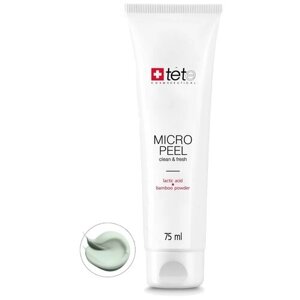 TETe Cosmeceutical Маска-эксфолиант Micro Peel с молочной и гликолевой кислотами и бамбуковой пудрой, 75 мл