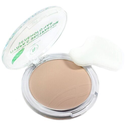 TF Cosmetics Компактная пудра с экстрактом зелёного чая 03 Песочный беж 12 г