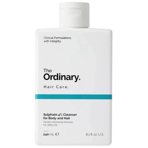 The Ordinary шампунь Hair Care Sulphate 4% Cleanser For Body And Hair, 240ml