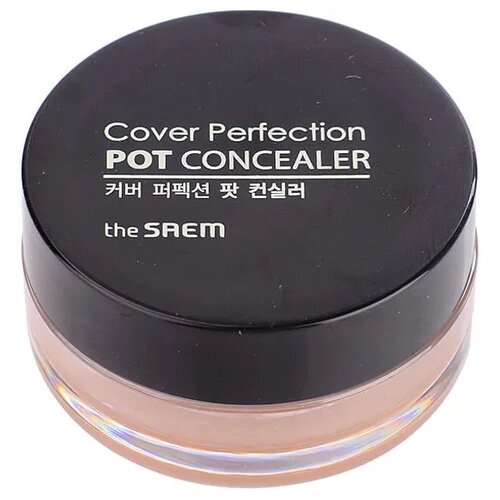 The Saem Консилер-корректор Cover Perfection Pot Concealer, оттенок 0.5 Ice Beige
