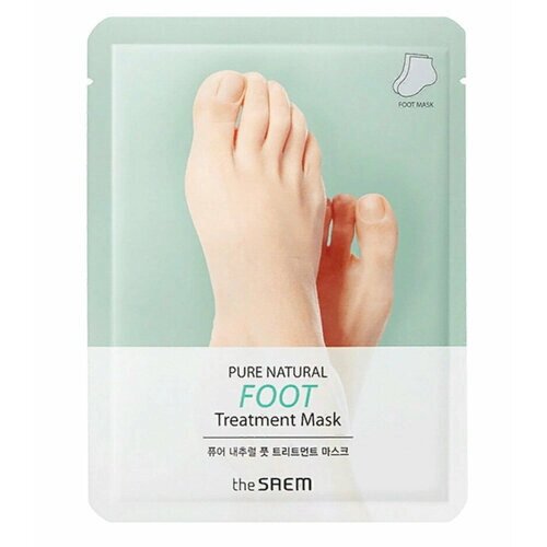 THE SAEM маска д/ног PURE natural foot treatment mask 8гр*2